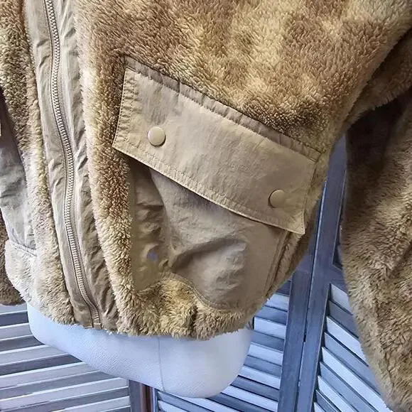 Women's Printed High Pile Fleece Jacket | JoyLab | X Small - Picture 2 of 12